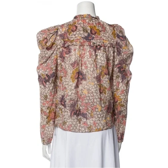 NWOT Ulla Johnson Remy Puff Long Sleeve
Sunburst Floral Blouse Top Shirt Size 6 - Picture 10 of 14